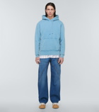 JW Anderson - Embroidered cotton jersey hoodie