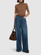 WEEKEND MAX MARA Abitata High Rise Denim Wide Jeans