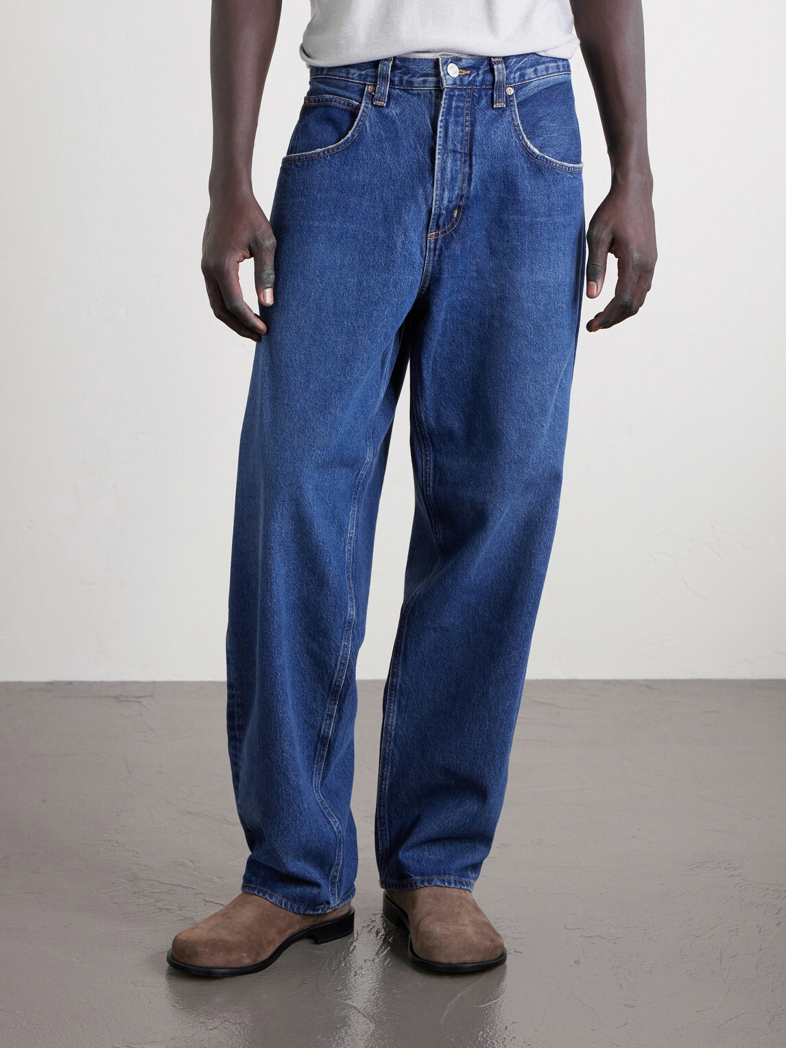 AGOLDE - Fusion Straight-Leg Jeans - Blue