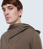 DRKSHDW by Rick Owens - Mountain asymmetric cotton hoodie