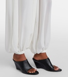 The Frankie Shop Mio sheer crêpe balloon pants