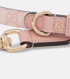 Gucci GG leather-trimmed dog leash