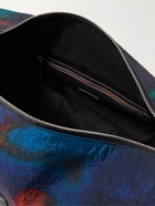 Paul Smith - Leather-Trimmed Printed Nylon-Canvas Duffle Bag