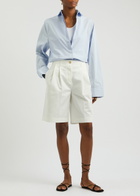 Aexae Cotton-poplin Shirt Light Blue