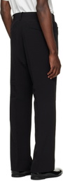 NEEDLES Black Poly Light Double Cloth Boot-Cut Trousers