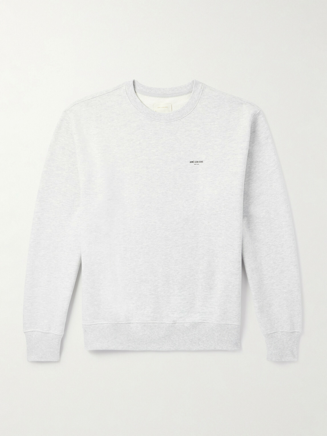 Aimé Leon Dore - Logo-Print Cotton-Jersey Sweatshirt - Gray