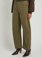 Nili Lotan Tribeca Wide-leg Trousers Olive