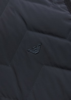 Emporio Armani Water-repellent Padded Stretch-nylon Gilet Navy