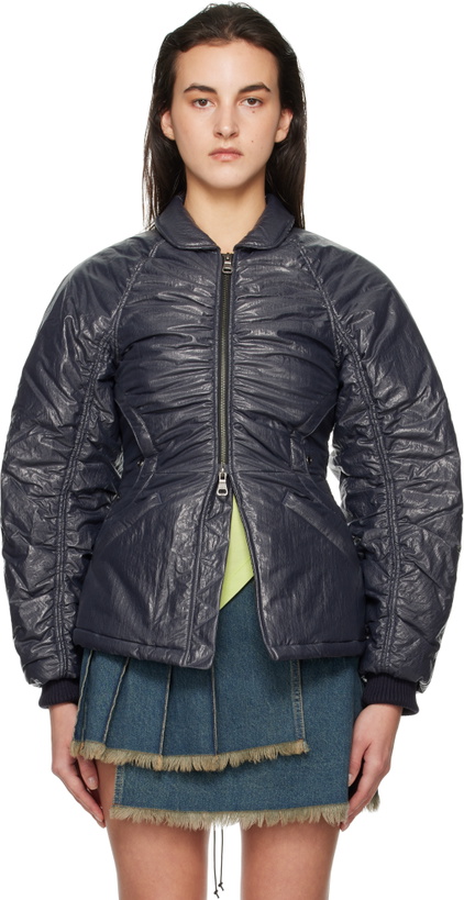 Photo: Andersson Bell Gray Luna Back-Corset Bomber Jacket
