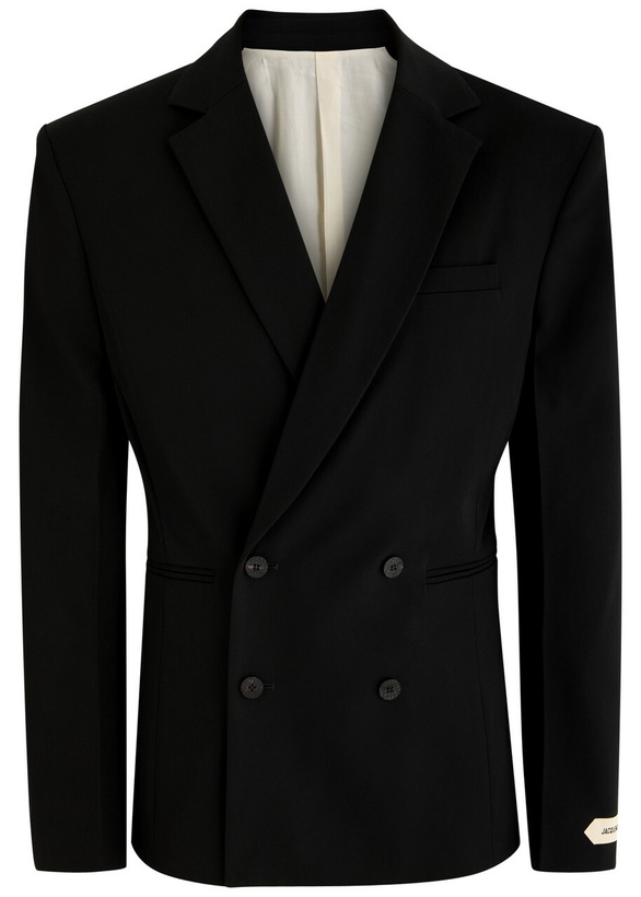 Photo: Jacquemus La Veste Fernando Wool Blazer Black