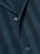 Paul Smith - Striped Cotton and Linen-Blend Pyjama Set - Blue
