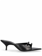 GIA BORGHINI 35mm Blanche Leather Sandals Mules