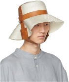 Hed Mayner Off-White Belted Hat