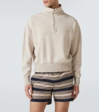 Prada Cotton half-zip sweatshirt
