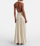 Bananhot Zoya halterneck maxi dress