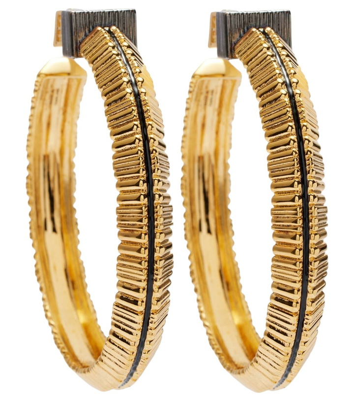 Photo: Balmain Perfume hoop earrings