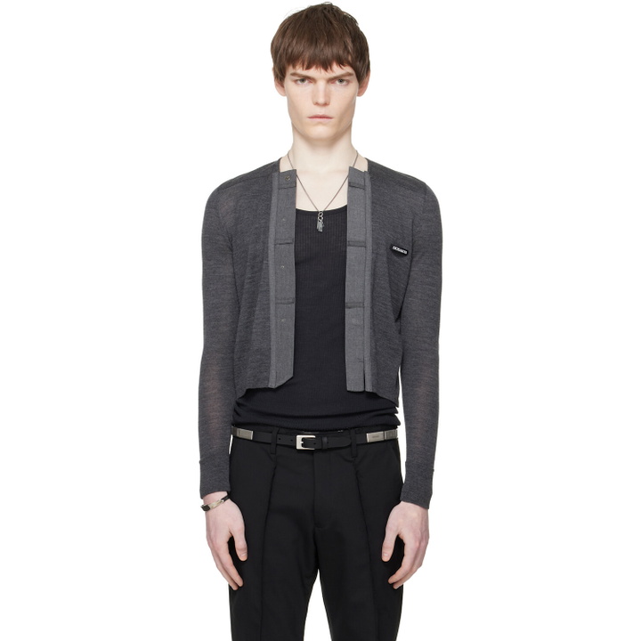 Photo: HODAKOVA Gray Knitted Long Sleeve Cardigan