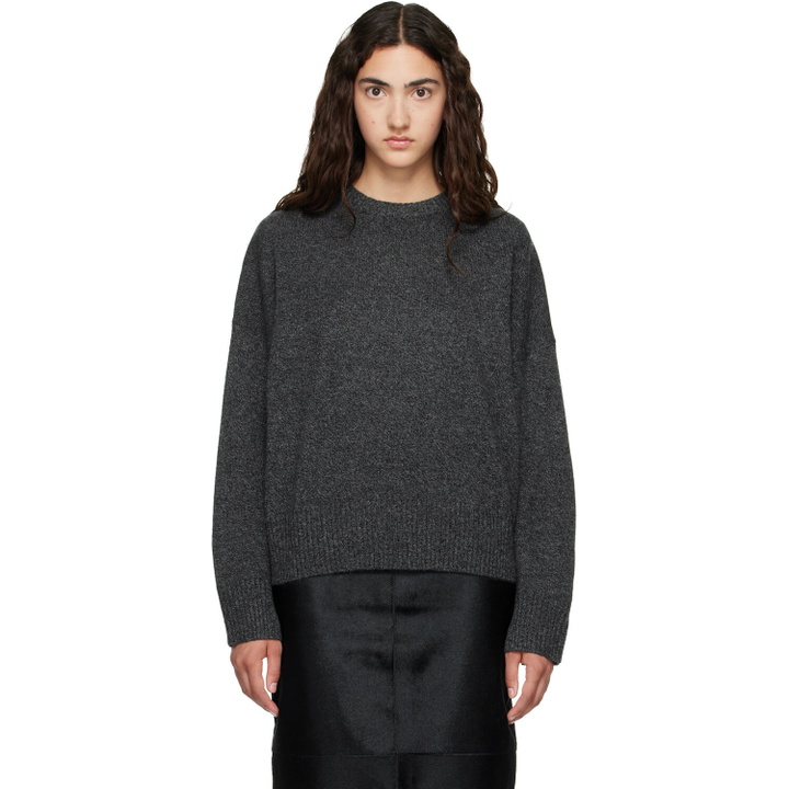 Photo: Loulou de Saison Gray ANTON LDS Cashmere Sweater