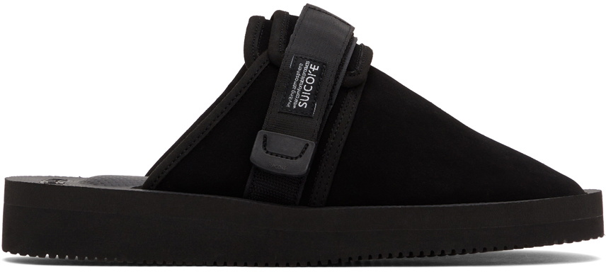 Suicoke Black ZAVO-VS Slippers Suicoke