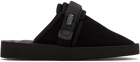 Suicoke Black ZAVO-VS Slippers