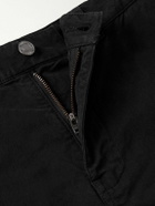 Nili Lotan - Carpenter Straight-Leg Cropped Cotton-Blend Twill Trousers - Black