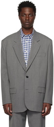 Acne Studios Gray Single-Breasted Blazer