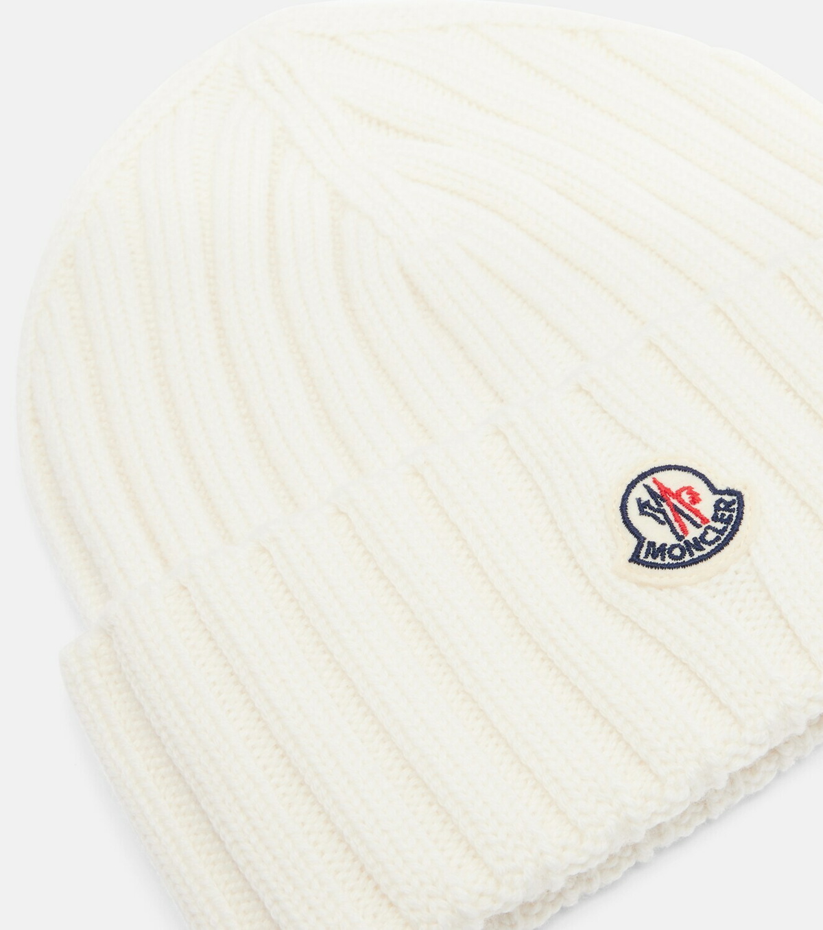 Moncler Logo virgin wool beanie
