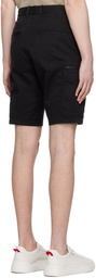 Hugo Black Patch Cargo Shorts