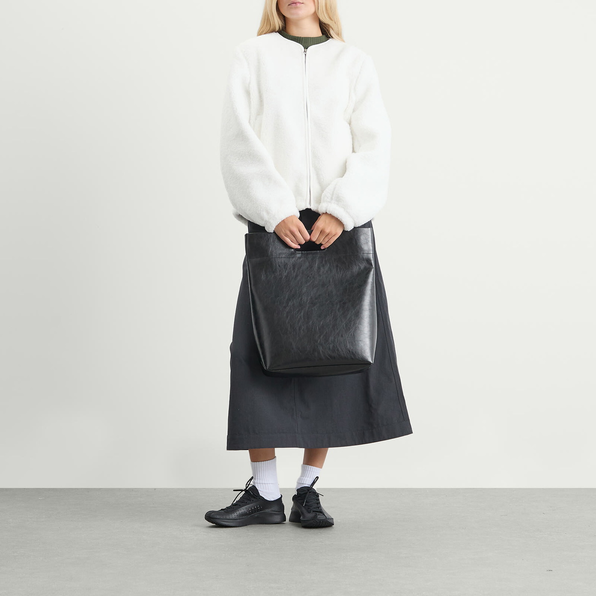 Samsøe Samsøe Women's Saautumn Fleece Jacket in Clear Cream