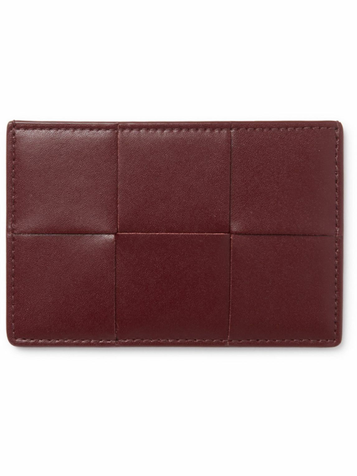 BOTTEGA VENETA Cassette intrecciato leather cardholder