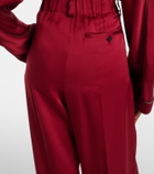 Givenchy Silk satin wide-leg pants