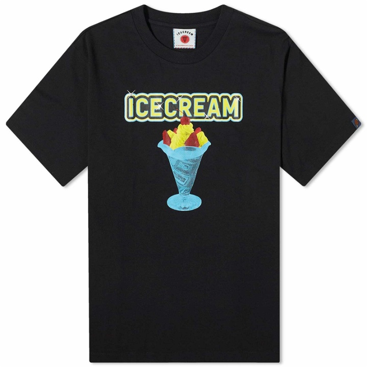 Photo: ICECREAM Men's Sundae T-Shirt in Black