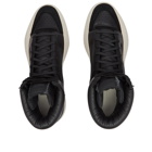 Y-3 Men's Lux Bball High Sneakers in Black/Clear Brown/Off White