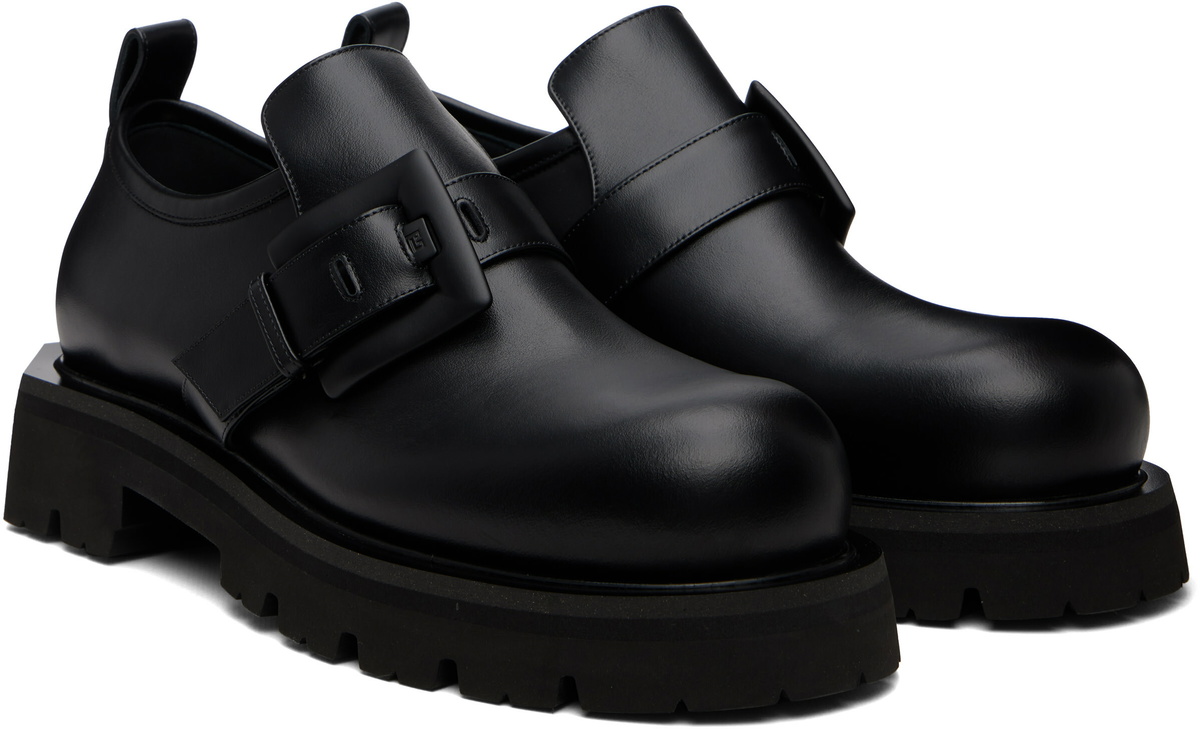 BALMAIN Black Anthem Loafers