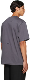 Juun.J Grey Graphic Short Sleeve T-Shirt