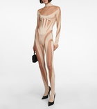 Mugler - Paneled jumpsuit