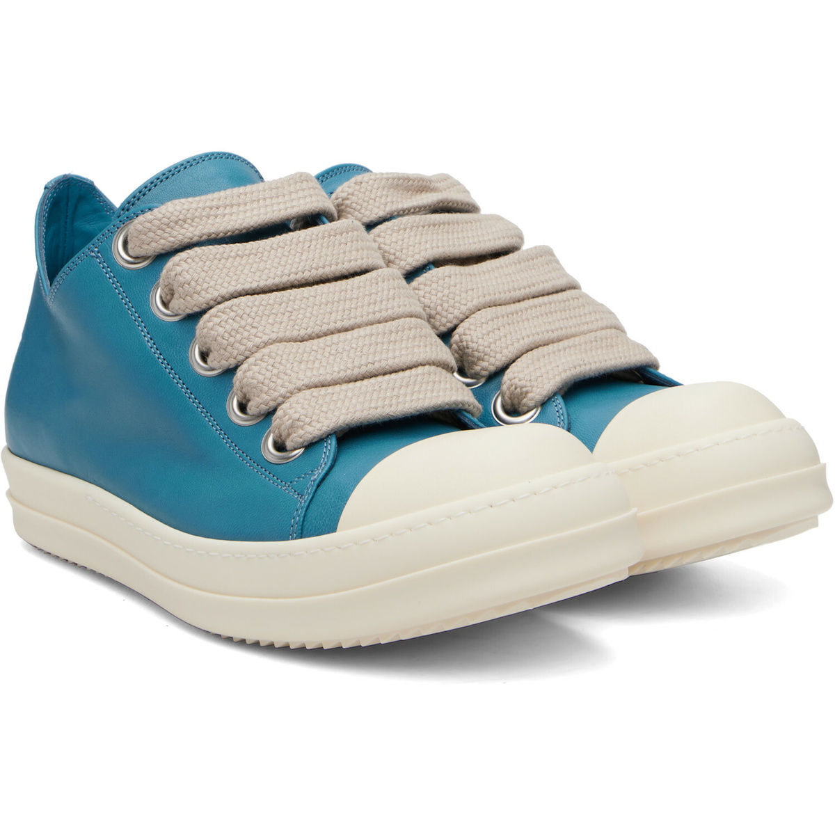 Rick Owens Blue Tower Jumbolace Low Sneaks Sneakers
