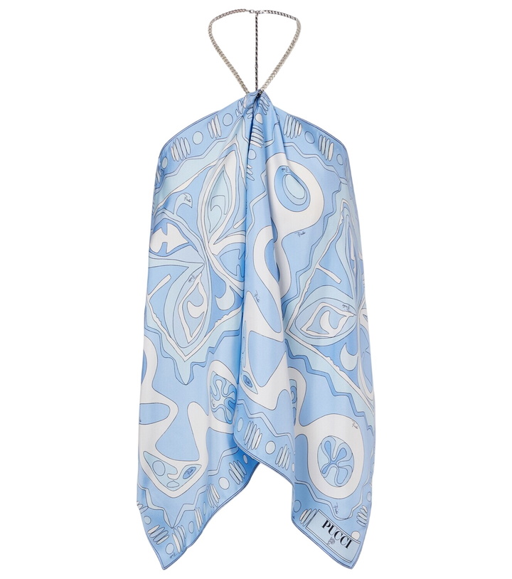 Photo: Pucci Angoli silk twill top