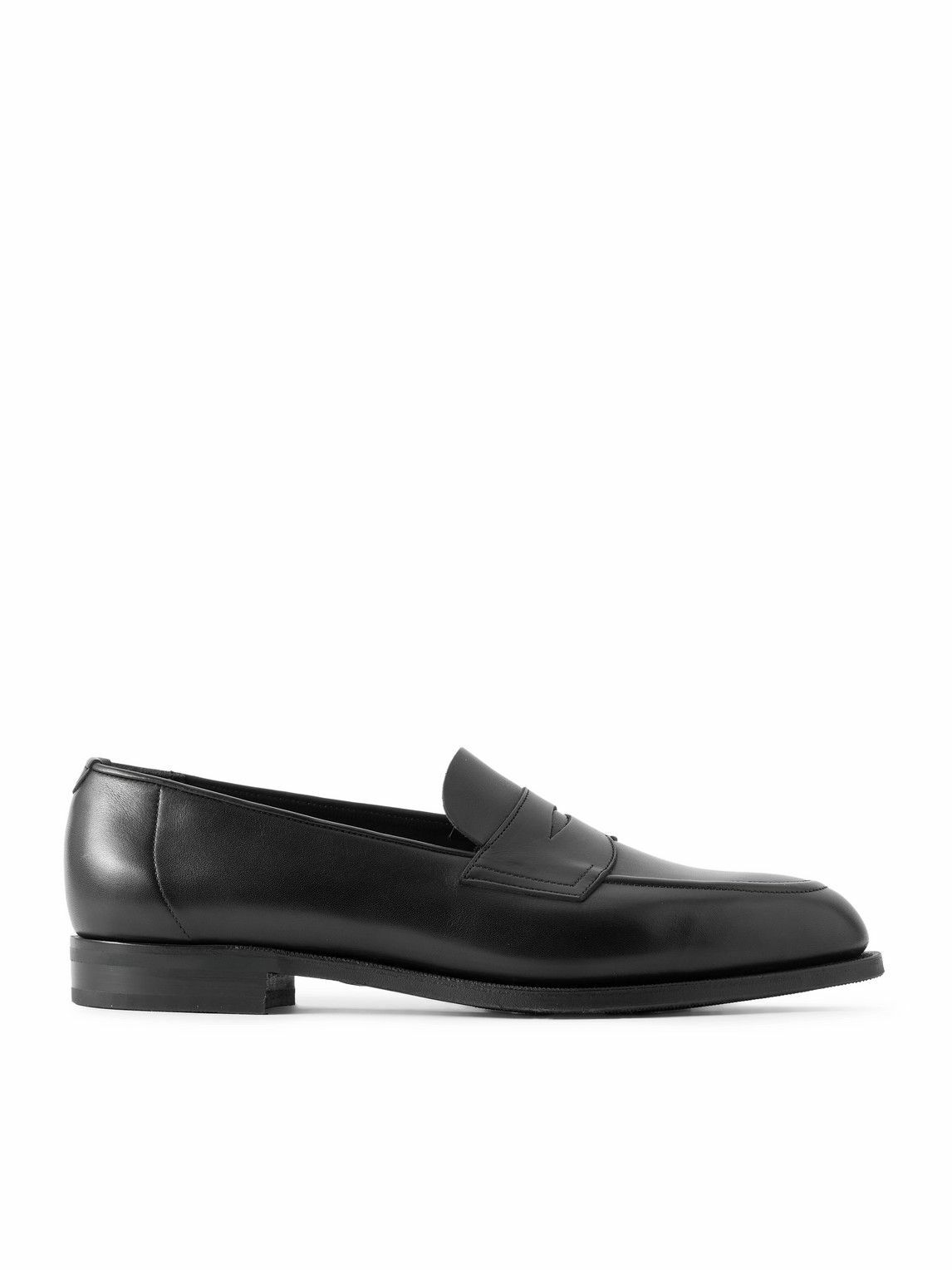 Edward Green - Piccadilly Leather Penny Loafers - Black