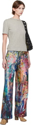 Eckhaus Latta Gray Flip T-shirt