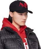 AMIRI Black 'Staggered AMIRI' Canvas Cap