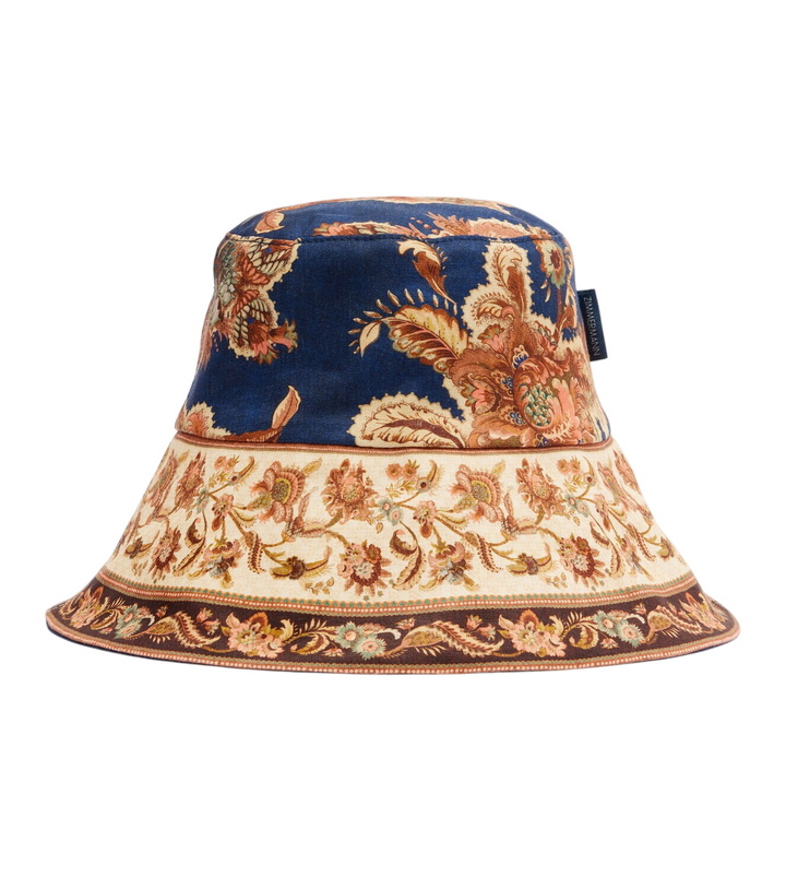 Photo: Zimmermann Reversible printed linen bucket hat