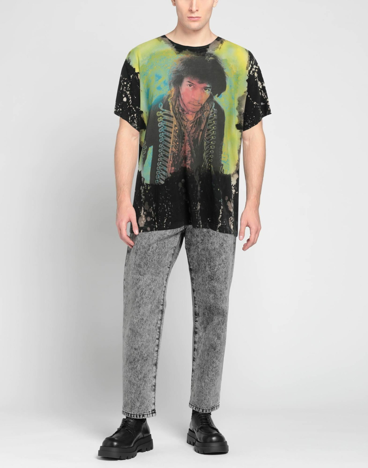 Amiri Mens T-shirt in Black