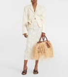 Jacquemus Le Panier Soli Raphia tote bag