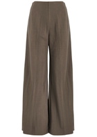 Harris Wharf London Wide-leg Trousers Dark Grey