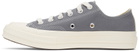 COMME des GARÇONS PLAY Grey Converse Edition Half Heart Chuck 70 Low Sneakers