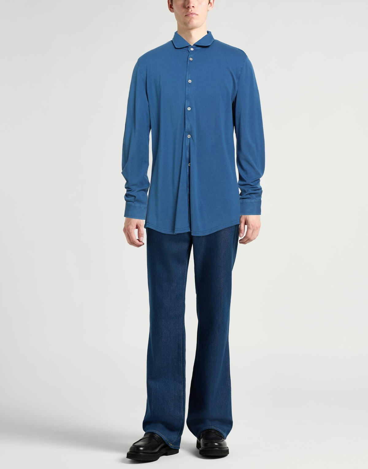 Fedeli Mens Shirt in Blue