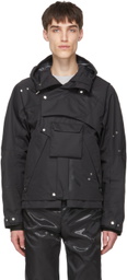 HELIOT EMIL Black Layered Tech Jacket