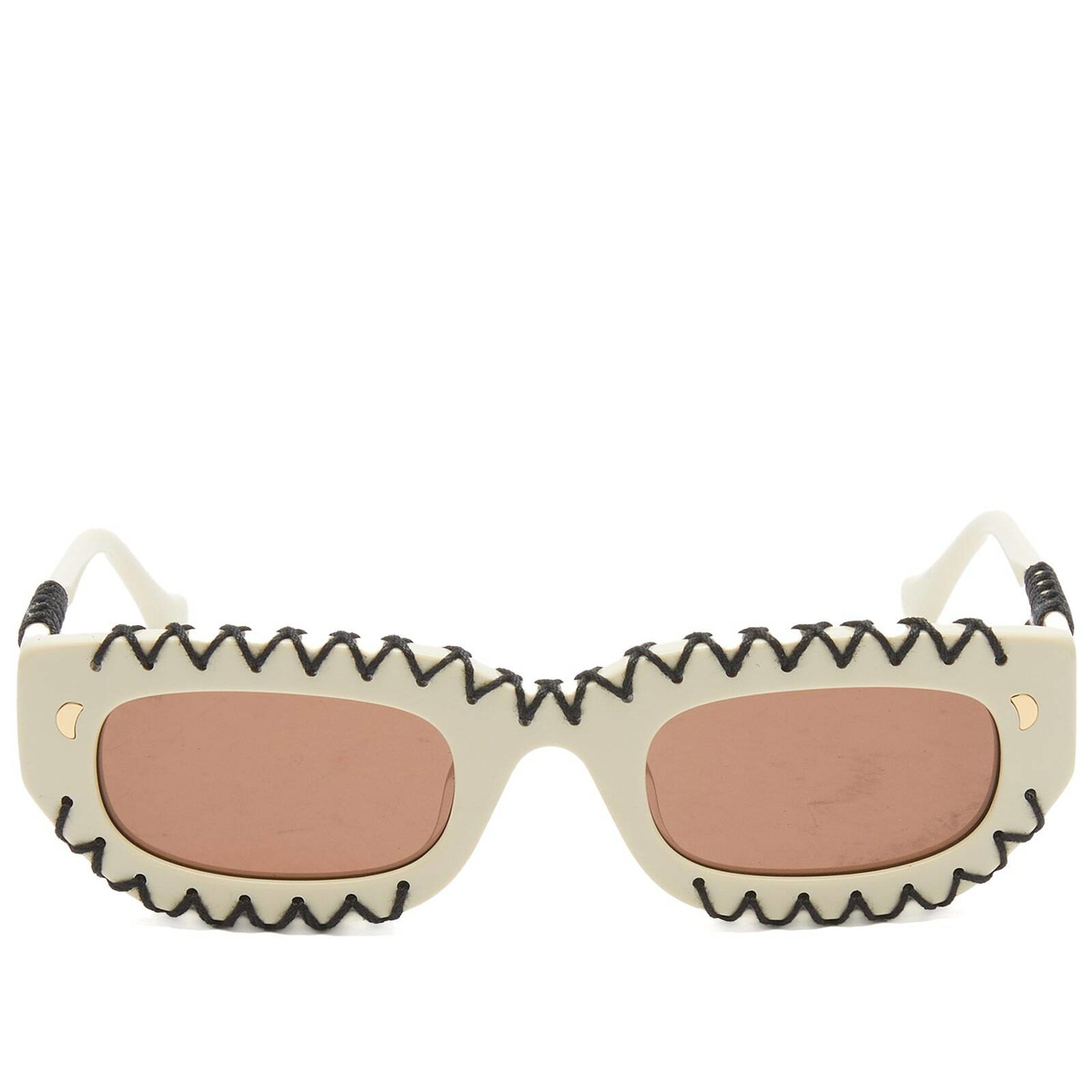 Nanushka Women's Kadee Crochet Sunglasses in Shell Nanushka