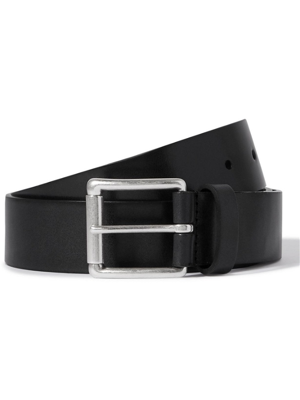 Photo: ANDERSON'S - 3.5cm Leather Belt - Black